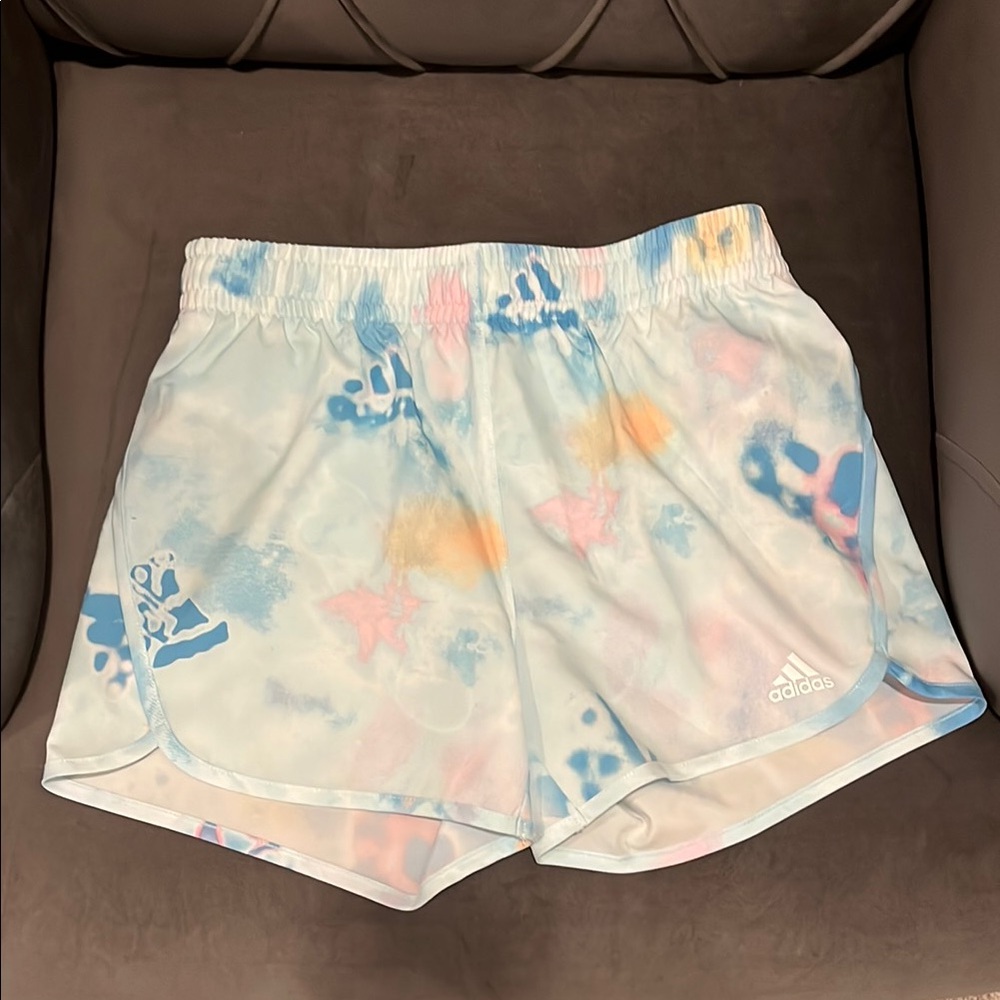NWT Adidas Girls Multicolor Shorts Aeroready size L
